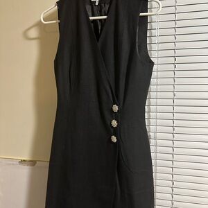 Ganni Black Sleeveless Dress
